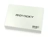  Pánska kožená peňaženka Rovicky PC-104-BAR RFID čierna 9,5 x 13 x 3 cm