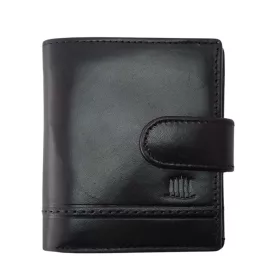    Pánska hnedá kožená peňaženka Giorgio Carelli RFID, 8,5 x 10 cm