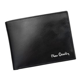    Pierre Cardin YS520.1 8805 RFID čierna pánska kožená peňaženka 12,5 x 9,5 cm