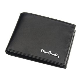    Pierre Cardin YS520.1 8824 RFID čierna pánska kožená peňaženka 11 x 9 cm