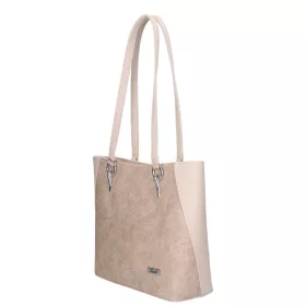    Karen Oliwia čierno-grafitová dámska vláknitá kožená kabelka, taška cez rameno