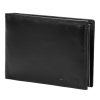  Loren N992-BLK BreakVT čierna pánska kožená peňaženka 13 x 9,5 x 2,5 cm