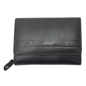    Dámska bordová kožená peňaženka Giorgio Carelli s RFID ochranou