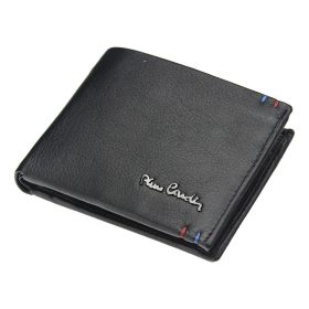    Pierre Cardin TILAK22 8824 RFID čierna pánska kožená peňaženka 10,5 x 10,5 cm