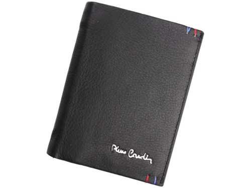 Pierre Cardin CD TILAK22 326 RFID fekete férfi bőr pénztárca 9.8 x 13 x 2.5 cm