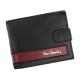 Pierre Cardin CB TILAK26 323A RFID čierno-červená pánska kožená peňaženka 11 x 8,5 cm