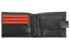 Pierre Cardin CB TILAK26 323A RFID fekete-kék férfi bőr pénztárca 11 x 8.5 x 2 cm 