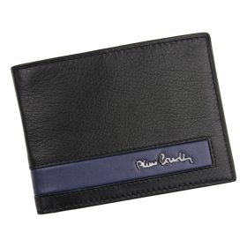    Pierre Cardin CB TILAK26 325 RFID čierna pánska kožená peňaženka 12 x 9,5 cm