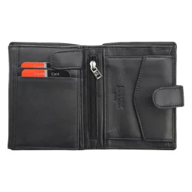    Pierre Cardin CB TILAK26 326A RFID čierna pánska peňaženka z hovädzej kože 9,8 x 13 x 2,5 cm