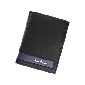    Pierre Cardin CB TILAK26 330 RFID čierno-červená pánska kožená peňaženka 9,5 x 13,3 cm