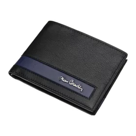    Pierre Cardin CB TILAK26 8806 RFID čierno-červená pánska kožená peňaženka 12,5 x 9,5 cm