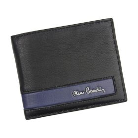    Pierre Cardin CB TILAK26 8824 RFID čierna pánska kožená peňaženka 11 x 9 cm