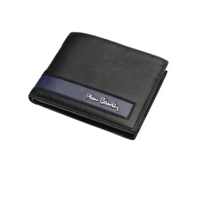    Pierre Cardin CB TILAK26 8824 RFID čierna pánska kožená peňaženka 11 x 9 cm