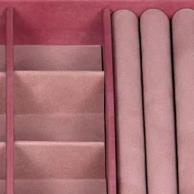    Sacher: Šperkovnica Elly pastelovo fialová, držiak na šperky