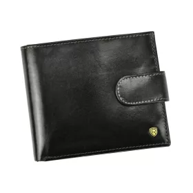    Pánska peňaženka Rovicky N01L-RVT RFID čierna z hovädzej kože 13 x 10 x 2 cm