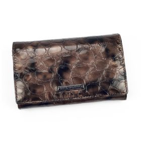    Gregorio FZ-101 bronzová dámska kožená peňaženka 15,5 x 9,5 x 3,5 cm