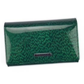    Gregorio PT-101 zelená dámska kožená peňaženka 15,5 x 9,5 x 3,5 cm