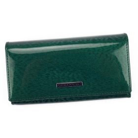    Gregorio PT-107 zelená dámska kožená peňaženka 16,5 x 9 x 3,5 cm