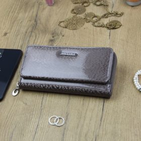    Gregorio PT-111 taupe dámska kožená peňaženka 19,5 x 9,5 x 3,8 cm