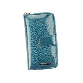    Gregorio PT-116 modrá dámska kožená peňaženka 16,5 x 9,5 x 4 cm