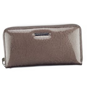    Gregorio PT-119 taupe dámska kožená peňaženka 19,5 x 10,5 x 2,5 cm
