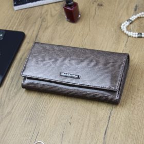    Gregorio LN-100 šedá dámska kožená peňaženka 18,5 x 10 x 3,5 cm