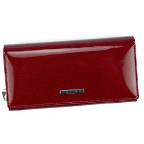    Gregorio LN-106 červená dámska kožená peňaženka 19 x 10 x 3,5 cm