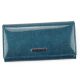 Gregorio LN-107 kék női marhabőr pénztárca 16.5 x 9 x 3.8 cm