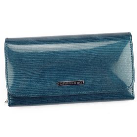    Gregorio LN-110 modrá dámska kožená peňaženka 17,5 x 9,5 x 4 cm