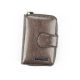Gregorio LN-115 szürke női marhabőr pénztárca 9 x 13 x 3.5 cm