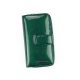 Gregorio LN-116 zöld női marhabőr pénztárca 9.5 x 16.5 x 3.5 cm