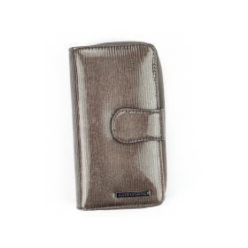    Gregorio LN-116 šedá dámska kožená peňaženka 9,5 x 16,5 x 3,5 cm