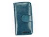 Gregorio LN-116 kék női marhabőr pénztárca 9.5 x 16.5 x 3.5 cm