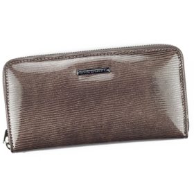    Gregorio LN-119 šedá dámska kožená peňaženka 19,5 x 10 x 2,8 cm