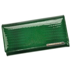    Dámska kožená peňaženka Gregorio GF100 zelená 18,5 x 10 x 3 cm