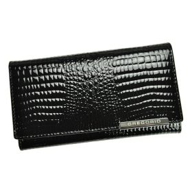    Gregorio GF114 zelená lakovaná dámska peňaženka 17,5 x 9,5 x 3,3 cm