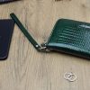  Gregorio GF119 zelená lakovaná dámska peňaženka 20 x 10,5 x 2,8 cm