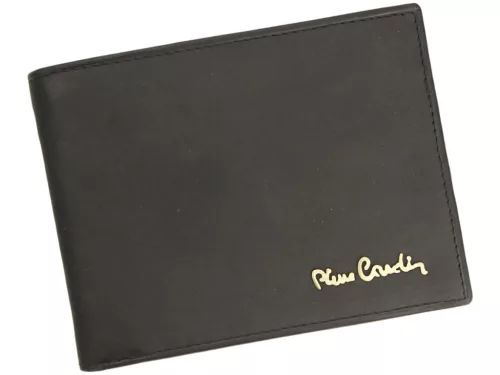  Pánska kožená peňaženka Pierre Cardin TILAK28 325 RFID čierna 12 x 9,5 x 2,5 cm