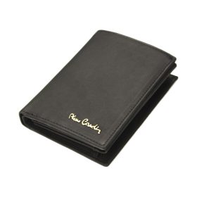    Pierre Cardin TILAK28 331 RFID čierna pánska kožená peňaženka 10 x 13 cm