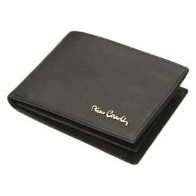    Pierre Cardin TILAK28 8805 RFID čierna pánska kožená peňaženka 12,5 x 9,5 cm