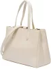  Karen Oliwia čierno-grafitová dámska vláknitá kožená kabelka, taška cez rameno
