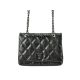  Pierre Cardin 4216 GNC LAMINATO čierna dámska kožená kabelka 24 x 17,5 x 12 cm