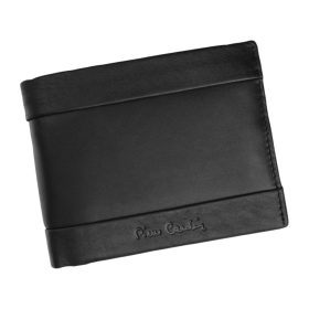    Pierre Cardin TILAK25 325 RFID čierna pánska peňaženka z hovädzej kože 12 x 9,5 x 2,5 cm