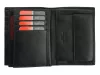  Pánska peňaženka Pierre Cardin TILAK25 331 RFID čierna z hovädzej kože 10 x 13 x 2,5 cm