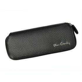   Pierre Cardin TILAK11 377B čierna dámska kožená kľúčenka 16 x 6,5 x 2 cm