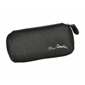    Pierre Cardin TILAK11 376S puzdro na dokumenty z čiernej hovädzej kože 12,5 x 6 x 2 cm