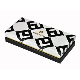    Pierre Cardin TILAK11 376S puzdro na dokumenty z čiernej hovädzej kože 12,5 x 6 x 2 cm