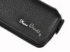  Pierre Cardin TILAK11 376S puzdro na dokumenty z čiernej hovädzej kože 12,5 x 6 x 2 cm