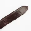  Pánsky opasok z hovädzej kože Pierre Cardin 4100/35 hnedej farby