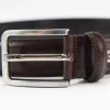  Pánsky opasok z hovädzej kože Pierre Cardin 4100/35 hnedej farby